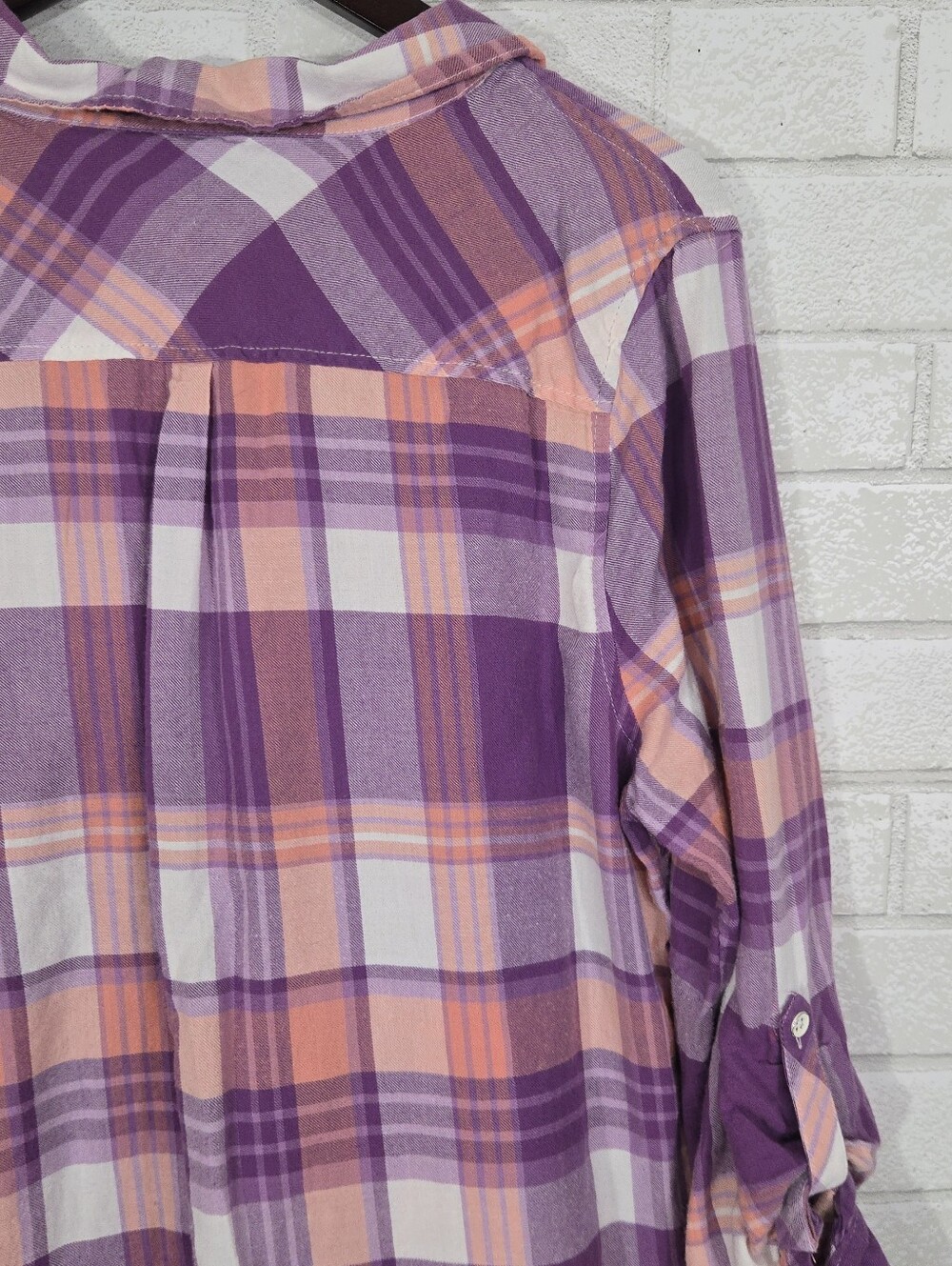 Relativity flannel print button down - Picture 11 of 13